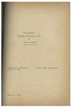 Moe Howard's 26pp. Script Dated March 1943 for The Three Stooges Film ''Dizzy Pilots'', With Working Title ''Pest Pilots'' -- Very Good Condition